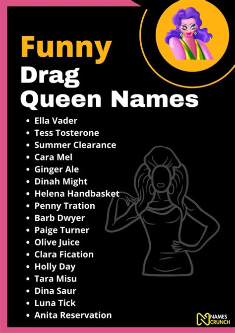 drag names|funny drag name.